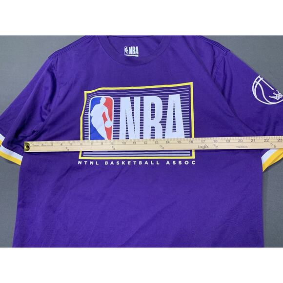 NBA Net-Dri Purple Short Sleeve Graphic T-Shirt Basketball Association Large - Picture 9 of 9